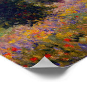 Poppy Field schilderij van Claude Monet (1875) Poster (Hoek)