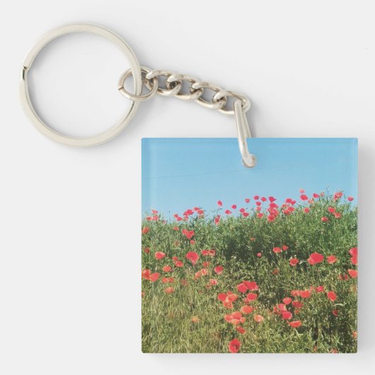 Poppy Field Sleutelhanger (voorkant)
