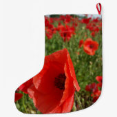 Poppy Field Stocking Grote Kerstsok (Achterkant)