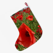 Poppy Field Stocking Grote Kerstsok (Achterkant (Hangend))
