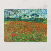 Poppy Field van Vincent Van Gogh Briefkaart (Voorkant)