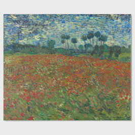 Poppy Field van Vincent Van Gogh Cadeaupapier