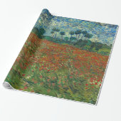Poppy Field van Vincent Van Gogh Cadeaupapier (Uitgerold)