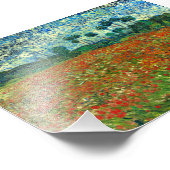 Poppy Field van Vincent Van Gogh Foto Afdruk (Hoek)
