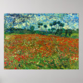 Poppy Field van Vincent Van Gogh Poster (Voorkant)