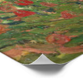 Poppy Field van Vincent Van Gogh Poster (Hoek)