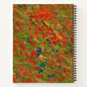 Poppy Field van Vincent Van Gogh Recipe Notitieboek (Achterkant)