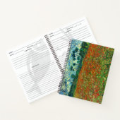 Poppy Field van Vincent Van Gogh Recipe Notitieboek (Binnen)