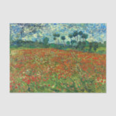 Poppy Field van Vincent Van Gogh Tissuepapier (Voorkant)