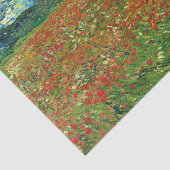 Poppy Field van Vincent Van Gogh Tissuepapier (Detail)