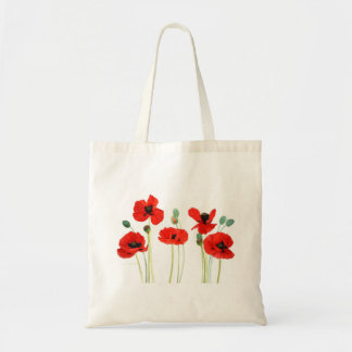 Poppy Field van Wanda Zuchowski-Schick Tote Bag