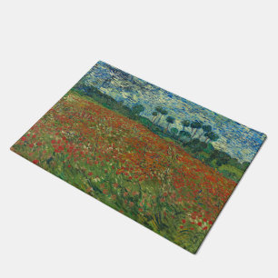 Poppy Field - Vincent van Gogh Deurmat