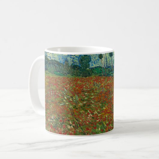 Poppy Field - Vincent van Gogh Koffiemok (Voorkant links)