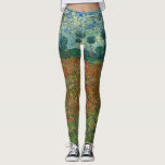 Poppy Field - Vincent van Gogh Leggings<br><div class="desc">Poppy Field - Vincent van Gogh</div>