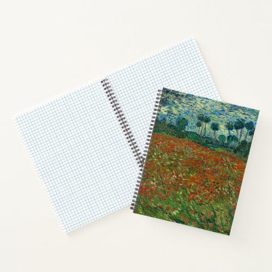 Poppy Field - Vincent van Gogh Notitieboek (Binnen)