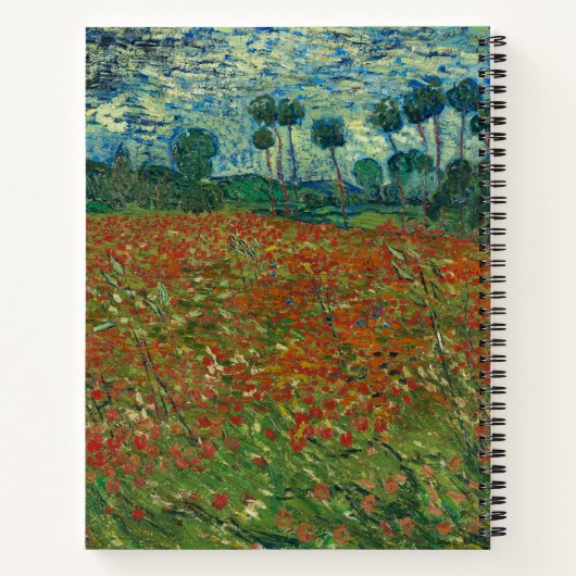 Poppy Field - Vincent van Gogh Notitieboek (Achterkant)