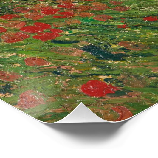 Poppy Field - Vincent van Gogh Perfect Poster (Hoek)