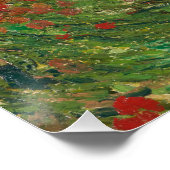 Poppy Field - Vincent van Gogh Perfect Poster (Hoek)