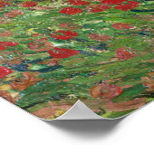 Poppy Field - Vincent van Gogh Poster (Hoek)