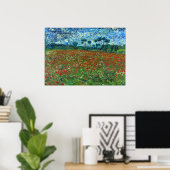 Poppy Field - Vincent van Gogh Poster (Thuiskantoor)