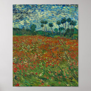 Poppy Field - Vincent van Gogh Poster