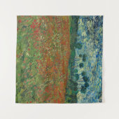 Poppy Field - Vincent van Gogh Wandkleed (Voorkant (horizontaal))