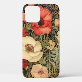 Poppy Fields: een bloemensymfonie Case-Mate iPhone Case
