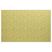 Poppy Fields Groene Poppy Buds op Gele Stof (Fat Quarter)