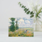 Poppy Fields nabij Argenteuil door Claude Monet Briefkaart (Staand voorkant)