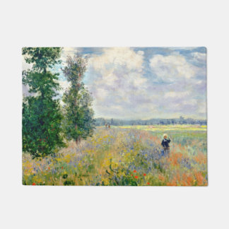 Poppy Fields nabij Argenteuil door Claude Monet Deurmat