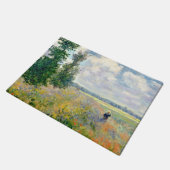 Poppy Fields nabij Argenteuil door Claude Monet Deurmat (Schuin)