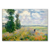 Poppy Fields nabij Argenteuil door Claude Monet Kaart (Achterkant)