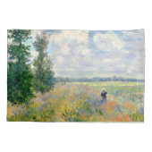 Poppy Fields nabij Argenteuil door Claude Monet Kussensloop (Achterkant)