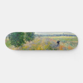 Poppy Fields nabij Argenteuil door Claude Monet Persoonlijk Skateboard (Horizontaal)