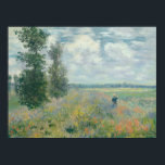 Poppy Fields nabij Argenteuil door Claude Monet Poster<br><div class="desc">Oscar-Claude Monet (UK: /ˈmɒ neɪ/, US: /moʊneɪ, məintensich/, French: [klod mheilin]; 14 November 1840 - 5 December 1926) was a French painter and founder of impressionist painting who is seen a key precursor to modernism, especially in his attempts to paint nature as he perceived it.[1] During his long career, he...</div>