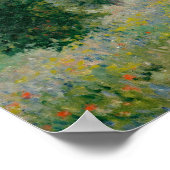 Poppy Fields nabij Argenteuil door Claude Monet Poster (Hoek)
