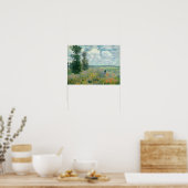 Poppy Fields nabij Argenteuil door Claude Monet Poster (Keuken)