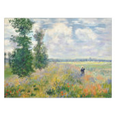 Poppy Fields nabij Argenteuil door Claude Monet Tafelkleed (Voorkant (Horizontaal))