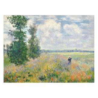 Poppy Fields nabij Argenteuil door Claude Monet Tafelkleed