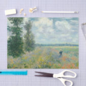 Poppy Fields nabij Argenteuil door Claude Monet Tissuepapier (Craft)
