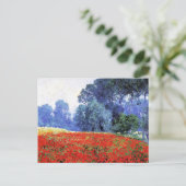 Poppy Fields, prachtig schilderij van Guy Roos Briefkaart (Staand voorkant)