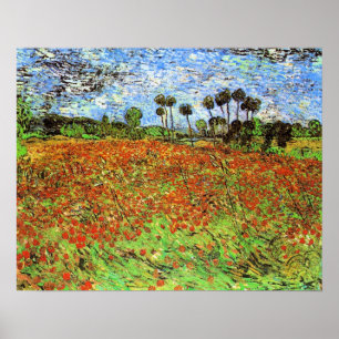 Poppy Fields van Vincent van Gogh Poster