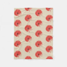 Poppy Fleece Blanket