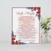 Poppy Floral Baby shower links - rechts (Staand voorkant)