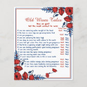 Poppy Floral Baby shower Old Wives Tale (Voorkant)