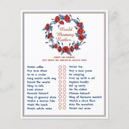 Poppy Floral-Baby shower zou mama een beetje