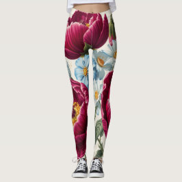 Poppy Floral Print Leggings