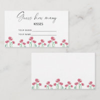 Poppy floral schat hoeveel kisses brudal game