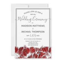 Poppy Floral Virtual Wedding Livestream Weddenscha
