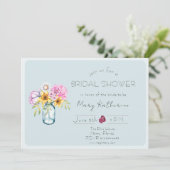 Poppy floral vrijgezellenfeest bundel kaart (Staand voorkant)